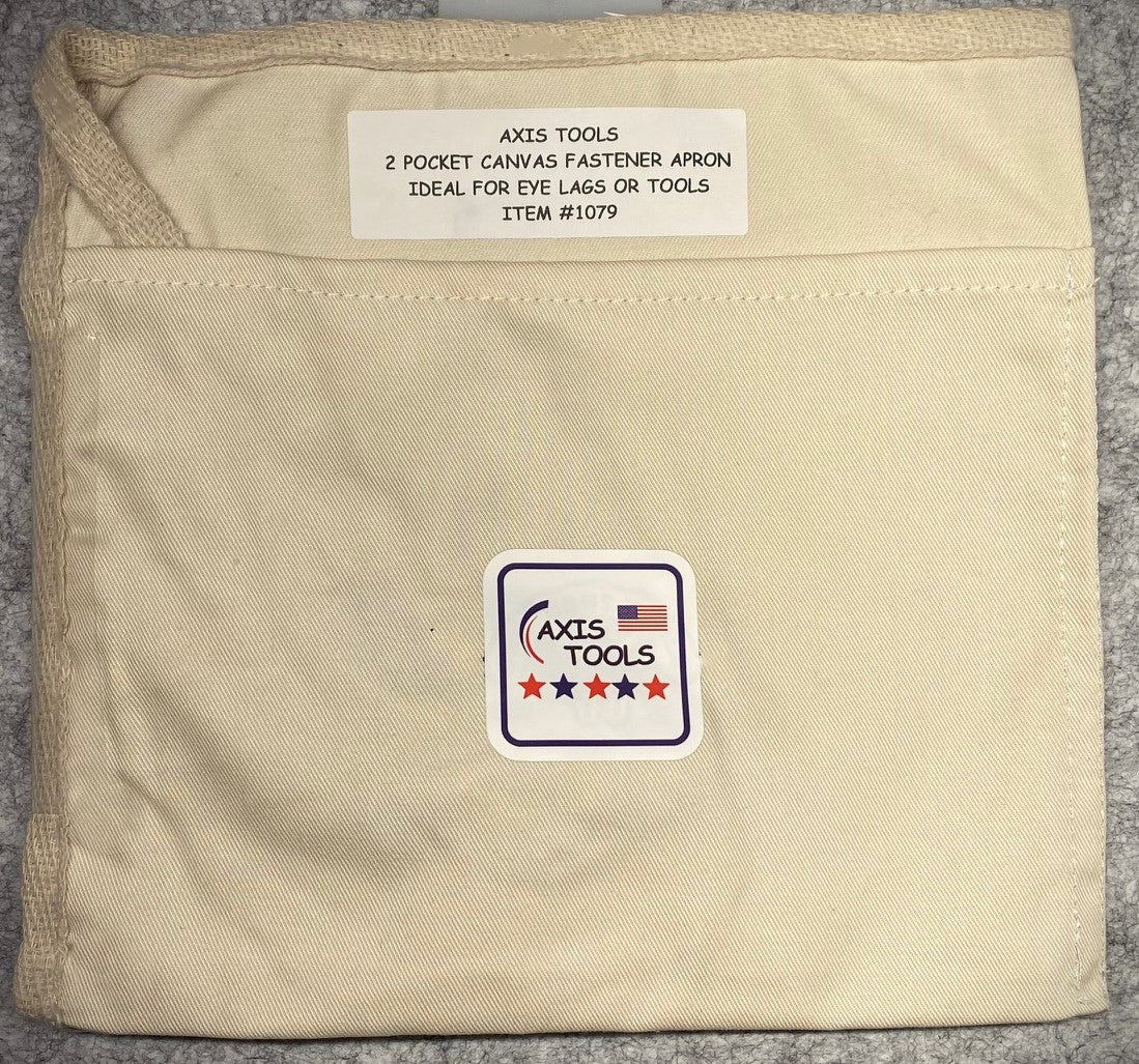 2 Pocket Canvas Fastener Apron (Item #1079)