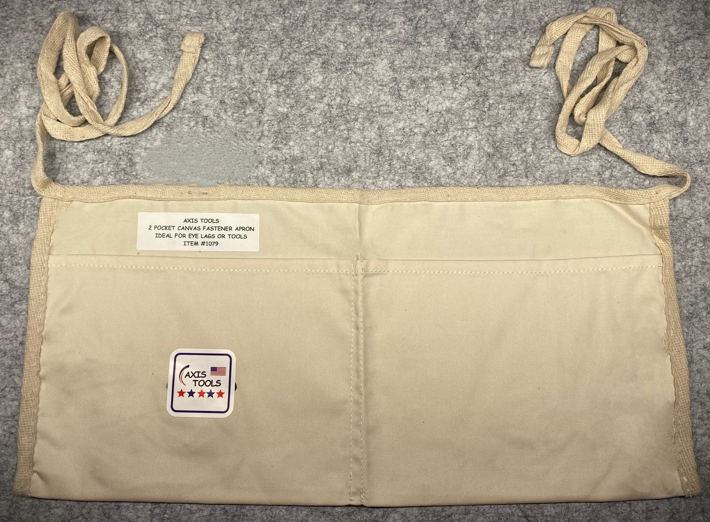 2 Pocket Canvas Fastener Apron (Item #1079)